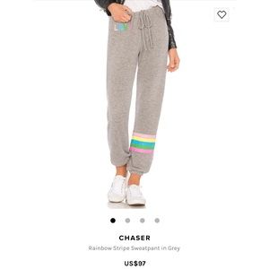 Revolve - Chaser Brand Rainbow Stripe Love Bottoms